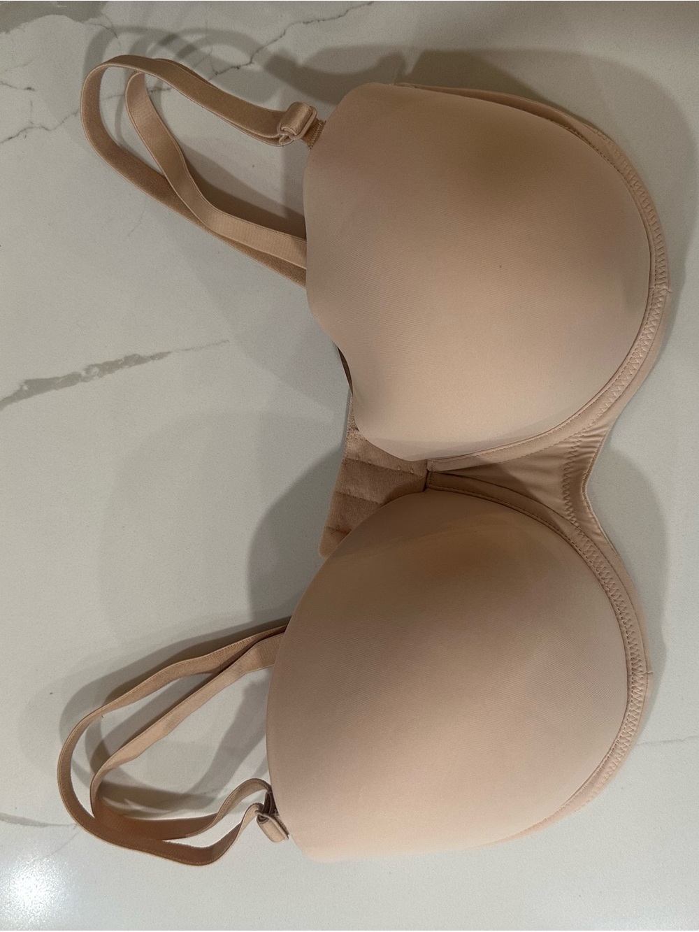 PINK Victoria's Secret Nude Lightly Padded T-Shirt Bra